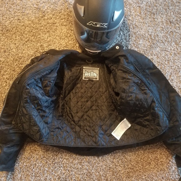 Icon Motor Sports Riding Jacket/Helmet - Picture 2 of 3